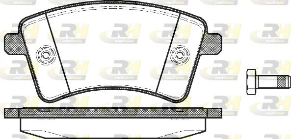 Brake Pad Set, disc brake (21351.00)