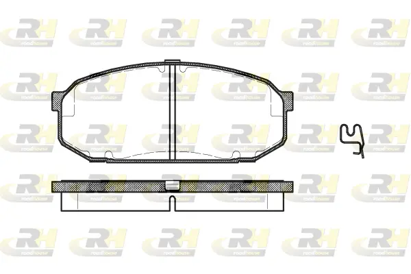 Brake Pad Set, disc brake (2504.02)