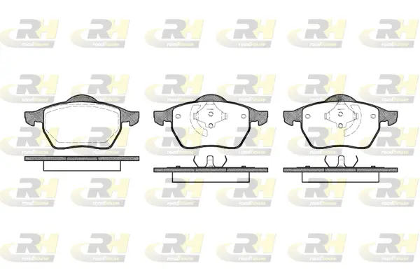 Brake Pad Set, disc brake (2390.40)