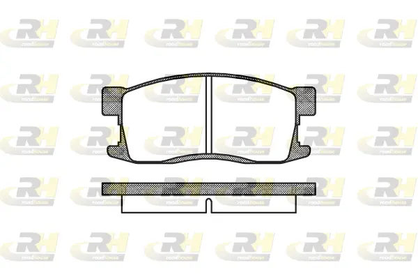 Brake Pad Set, disc brake (2255.00)