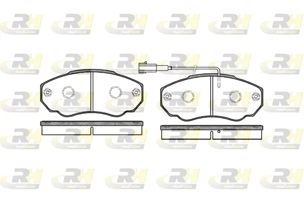 Brake Pad Set, disc brake (2960.01)