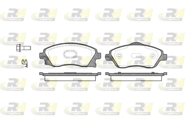 Brake Pad Set, disc brake (2774.12)