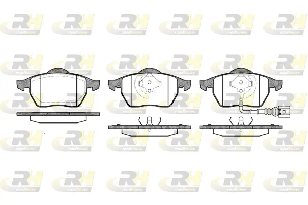 Brake Pad Set, disc brake (2390.41)
