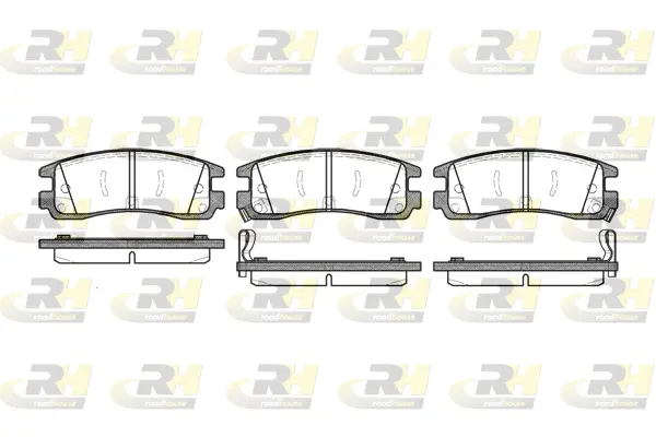 Brake Pad Set, disc brake (2566.22)