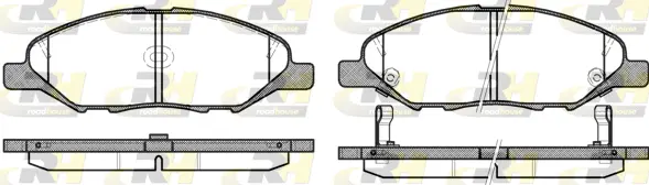 Brake Pad Set, disc brake (21293.02)