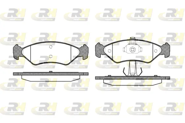 Brake Pad Set, disc brake (2285.30)