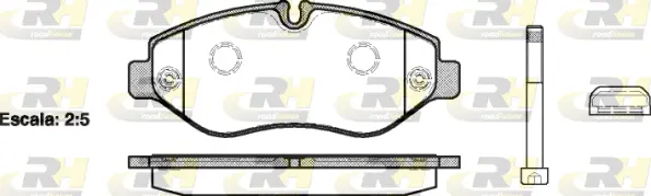 Brake Pad Set, disc brake (21245.10)