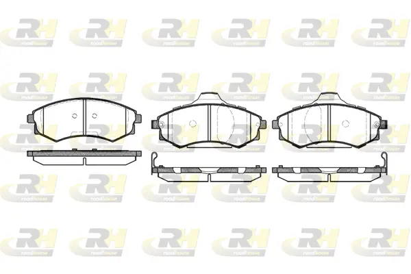 Brake Pad Set, disc brake (2318.05)