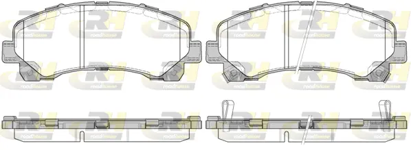 Brake Pad Set, disc brake (21407.00)