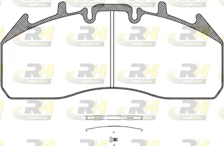 Brake Pad Set, disc brake (JSX 21257.00)
