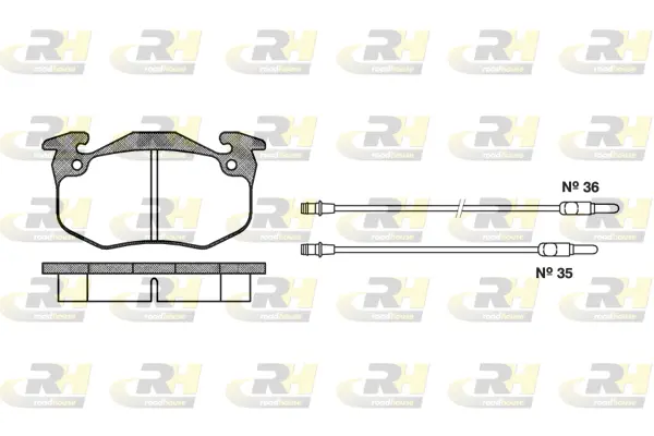 Brake Pad Set, disc brake (2144.14)