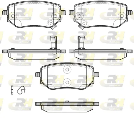 Brake Pad Set, disc brake (21802.02)