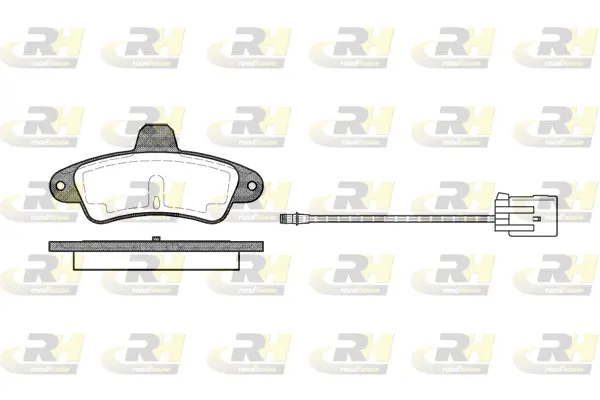 Brake Pad Set, disc brake (2433.02)
