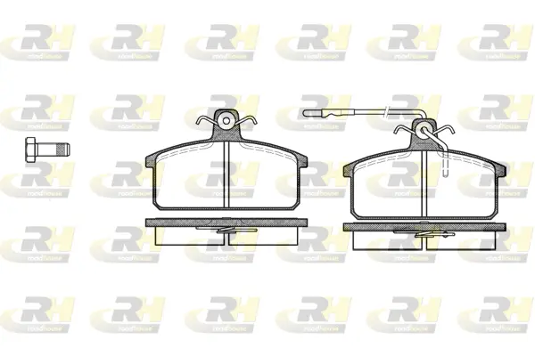 Brake Pad Set, disc brake (2128.32)