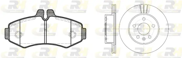 Brake Kit, disc brake (8701.00)