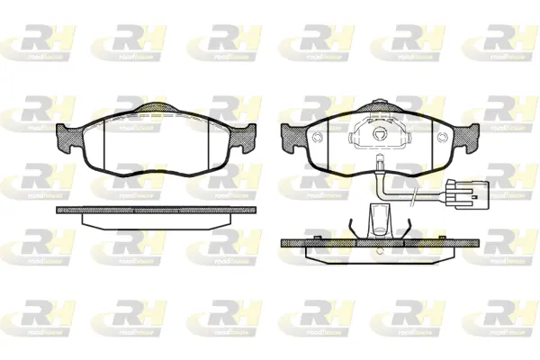 Brake Pad Set, disc brake (2432.02)