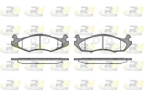 Brake Pad Set, disc brake (2463.00)