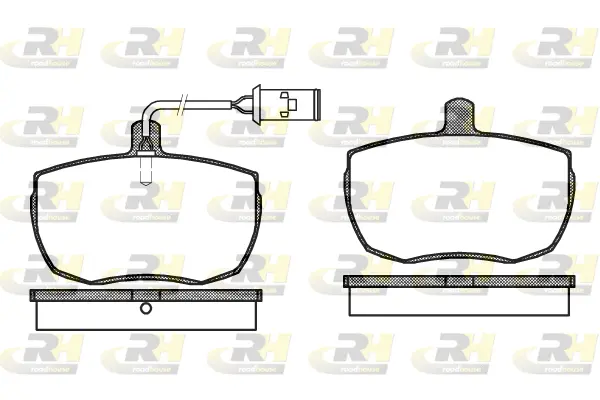 Brake Pad Set, disc brake (2056.22)