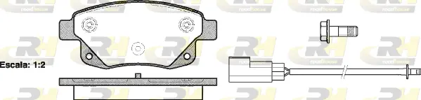 Brake Pad Set, disc brake (21252.02)