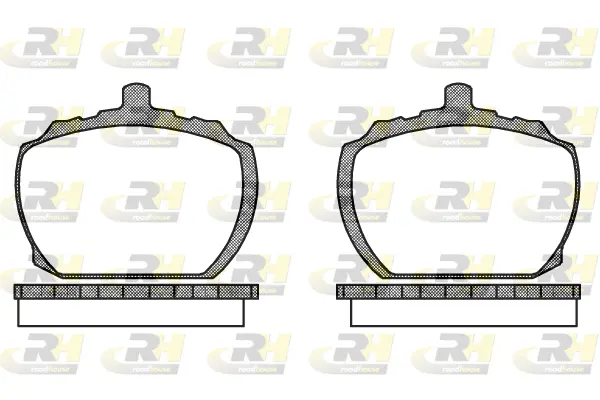Brake Pad Set, disc brake (2058.10)