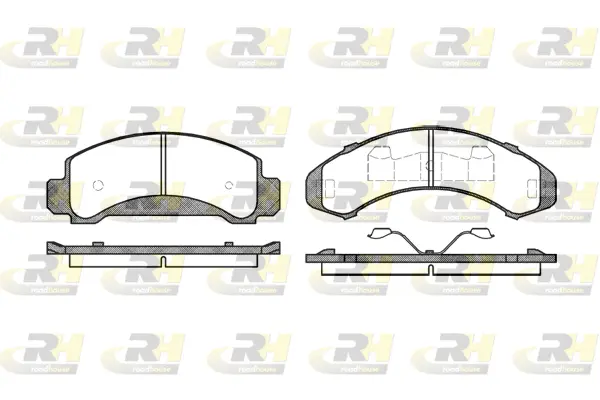 Brake Pad Set, disc brake (2550.00)