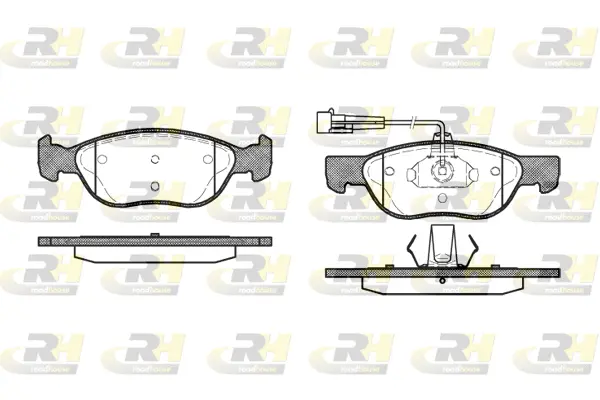 Brake Pad Set, disc brake (2587.12)