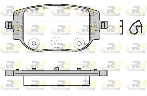 Brake Pad Set, disc brake (21965.00)