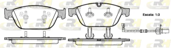 Brake Pad Set, disc brake (21443.02)