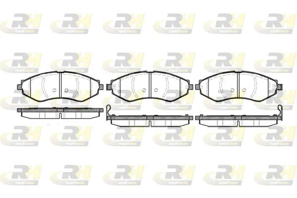 Brake Pad Set, disc brake (2645.22)