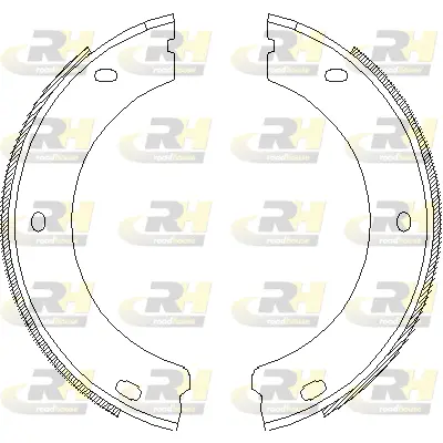 Brake Shoe, parking brake (4652.00)