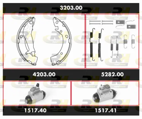 Brake Kit, drum brake (3203.00)