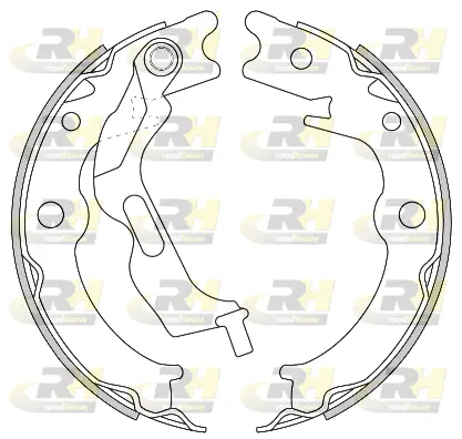 Brake Shoe, parking brake (4627.00)