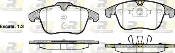 Brake Pad Set, disc brake (21219.00)