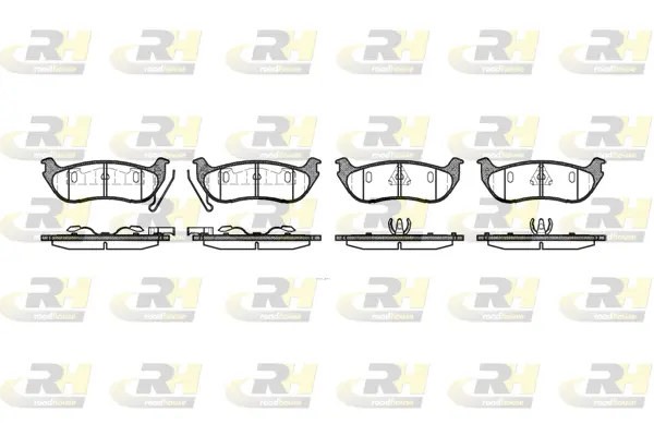 Brake Pad Set, disc brake (2628.12)