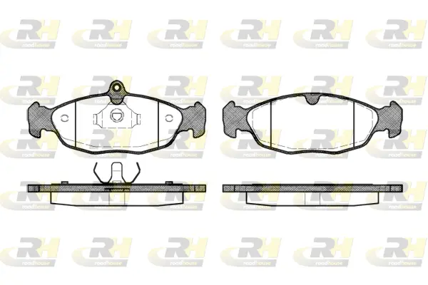 Brake Pad Set, disc brake (2393.20)
