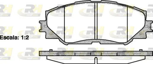 Brake Pad Set, disc brake (21232.00)