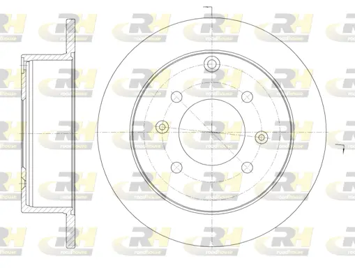 Brake Disc (6757.00)