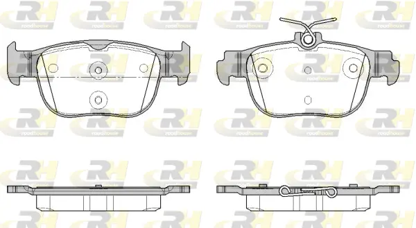 Brake Pad Set, disc brake (21897.00)