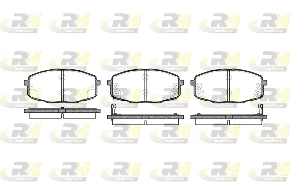 Brake Pad Set, disc brake (21038.02)