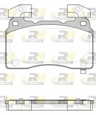 Brake Pad Set, disc brake (21438.24)