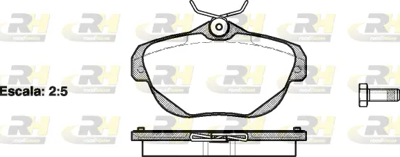 Brake Pad Set, disc brake (21203.00)