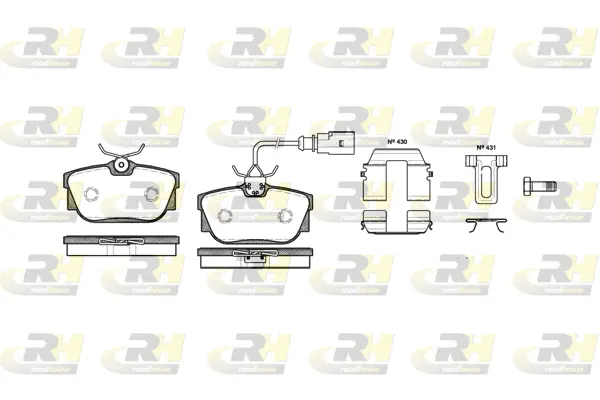Brake Pad Set, disc brake (2767.12)