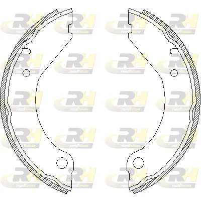 Brake Shoe, parking brake (4399.00)