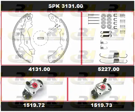 Brake Kit, drum brake (SPK 3131.00)