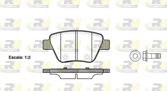 Brake Pad Set, disc brake (21420.00)