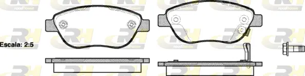 Brake Pad Set, disc brake (2859.21)