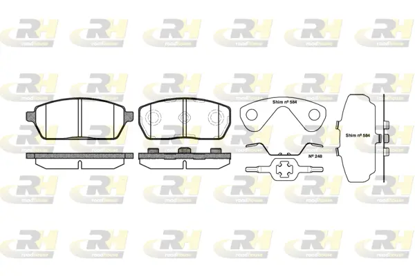 Brake Pad Set, disc brake (2593.00)