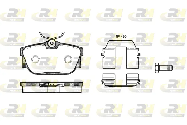 Brake Pad Set, disc brake (2767.10)