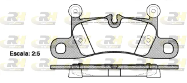 Brake Pad Set, disc brake (21379.10)
