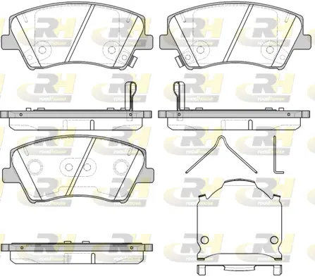 Brake Pad Set, disc brake (21412.04)